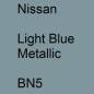 Preview: Nissan, Light Blue Metallic, BN5.